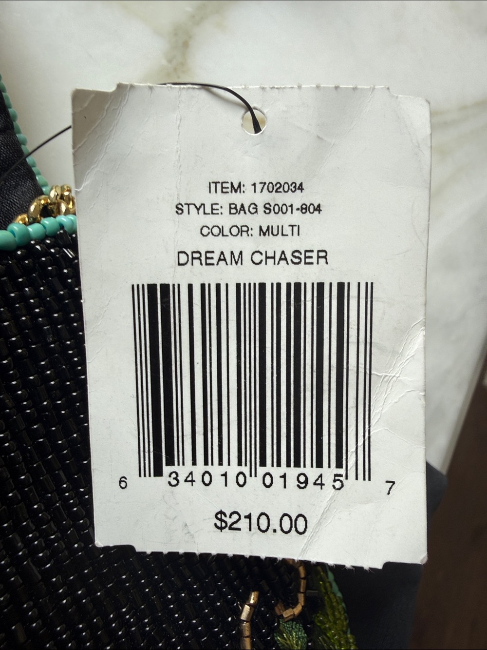 Mary Frances, Dream Chaser, Black Beaded Butterfly Crossbody, NWT - Picture 10 of 11